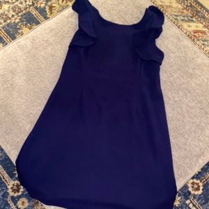 Navy blue A-Line dress 16